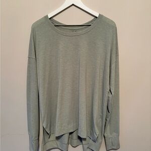 All In Motion Women's Long Sleeve Top in Sage Green
